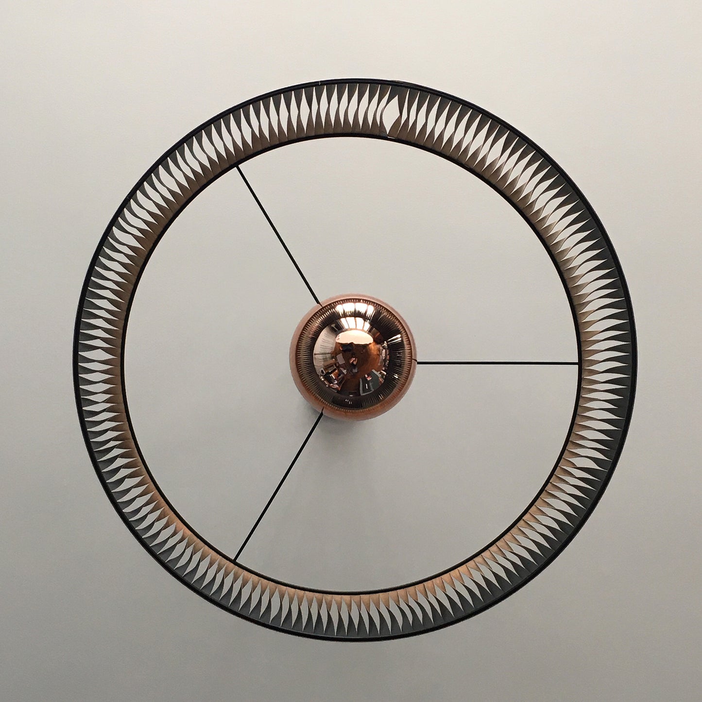 Suspension Twist Bicolore M noir